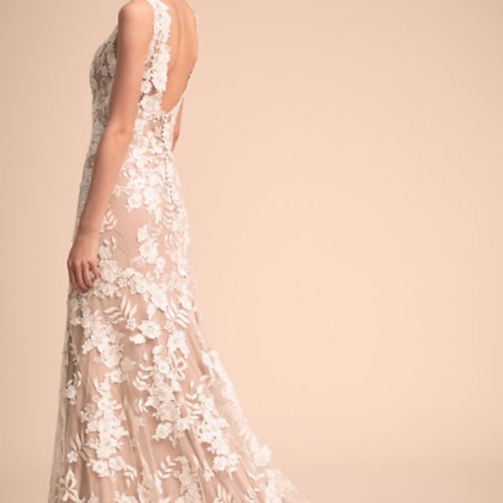 Bhldn wedding dress, rehersal dinner dress Liesel
